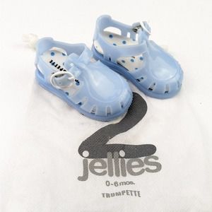 Trumpette Light Blue Jelly Sandals